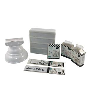 HEIDI SWAPP LIGHT UP MESSAGE BOARD LOT WITH LETTERS, SLIDES AND ICONS NIB